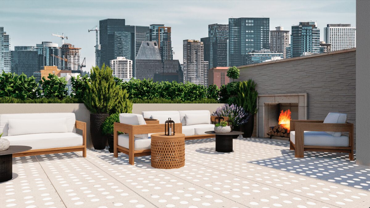 contemporary pavers