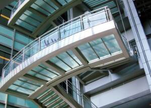 glass stair treads