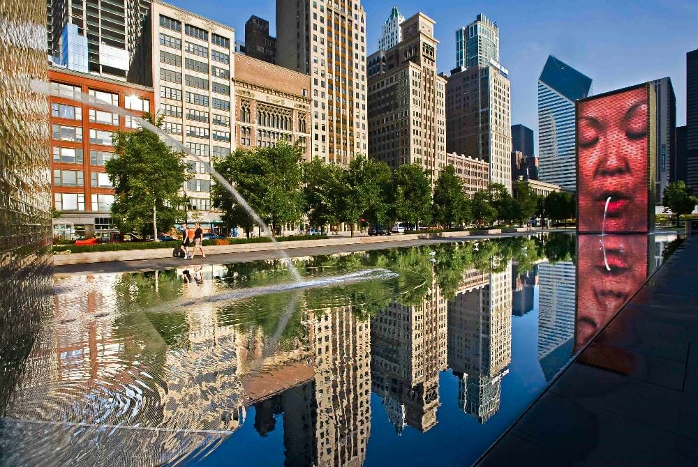 Crown Fountain - Chicago Millennium Park