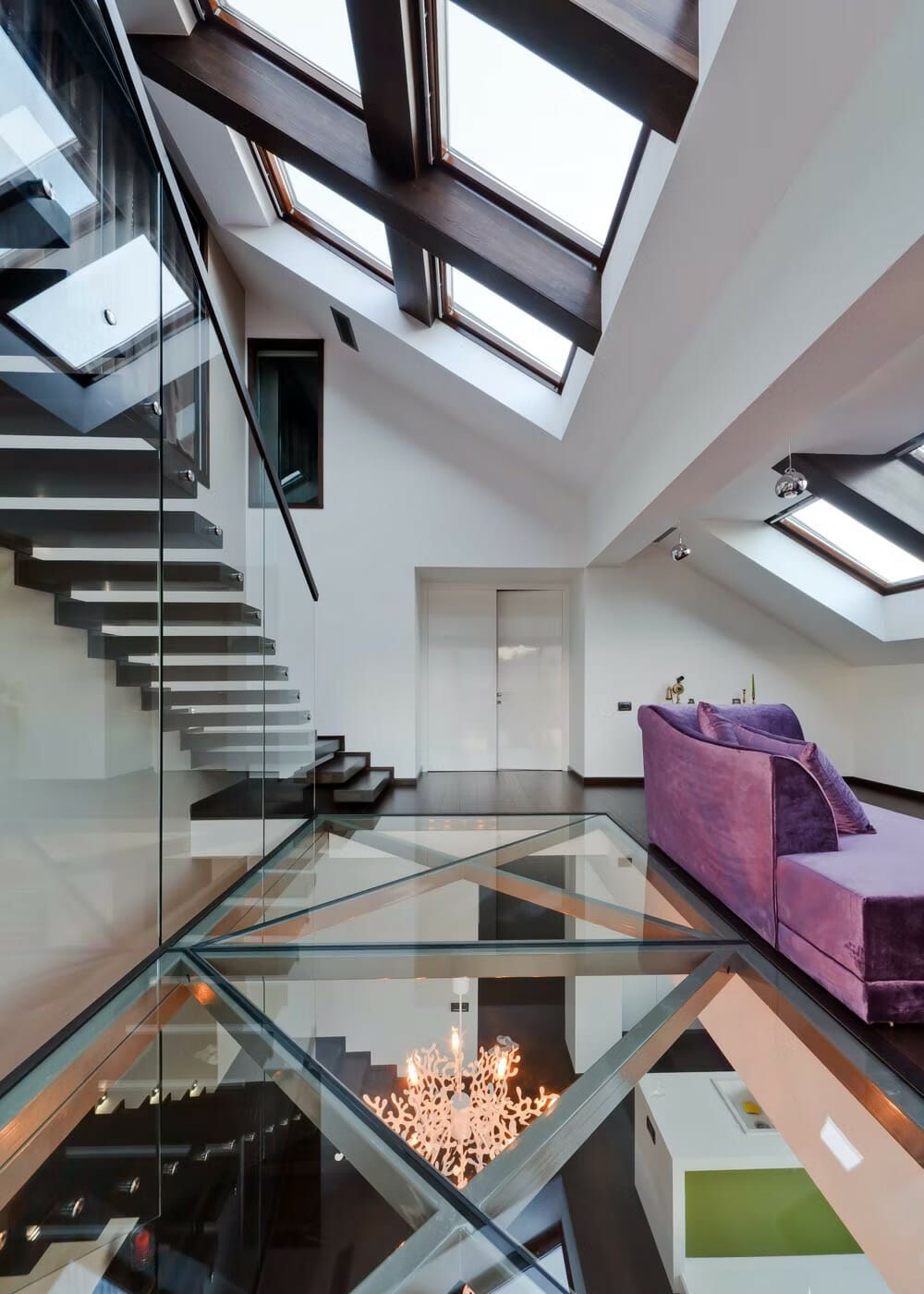 Walkable skylights
