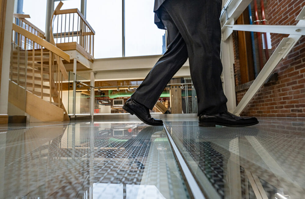 glass walkways